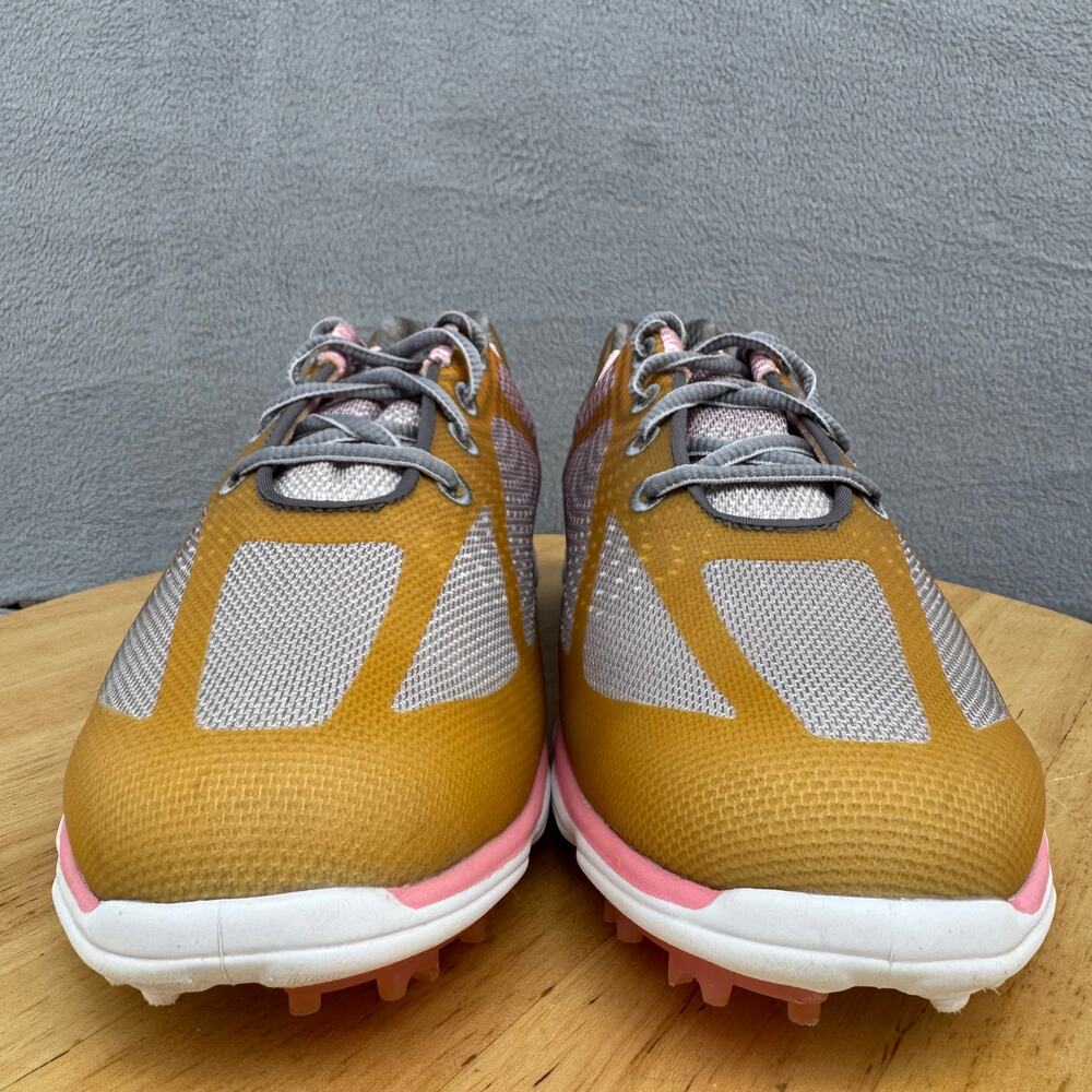 FootJoy Empower 9800 Gold/Gray/Pink Lace-Up Golf Shoes Women’s Size 8N US - Picture 2 of 8